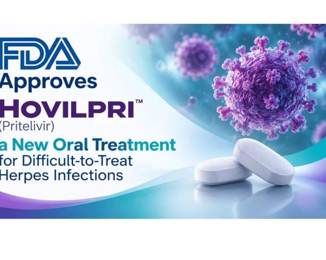 تائید داروی پریتلیویر FDA برای ضایعات ویروس هرپس سیمپلکس