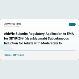 درخواست AbbVie از EMA برای تأیید تزریق زیرجلدی SKYRIZI در کرون