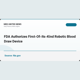 FDA نخستین دستگاه رباتیک خون‌گیری از بازو را مجاز اعلام کرد