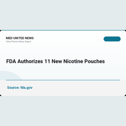 FDA مجوز بازاریابی ۱۱ نوع کیسه‌ نیکوتین جدید را صادر کرد